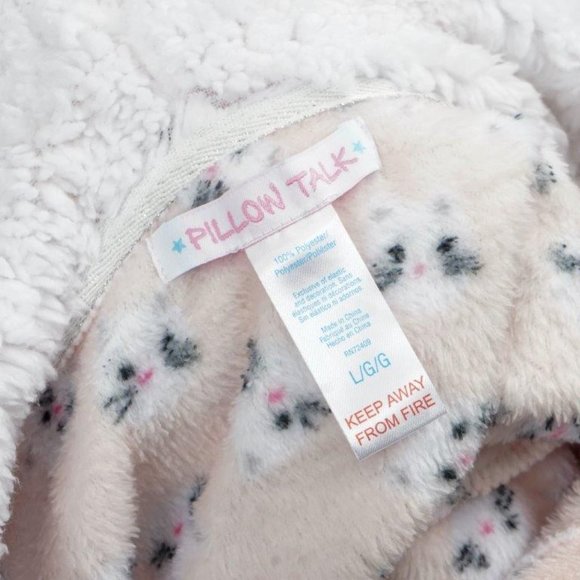 NWT  Cats Dream On Kangaroo-Pocket Hooded Nightgown  - Large - Picture 7 of 7